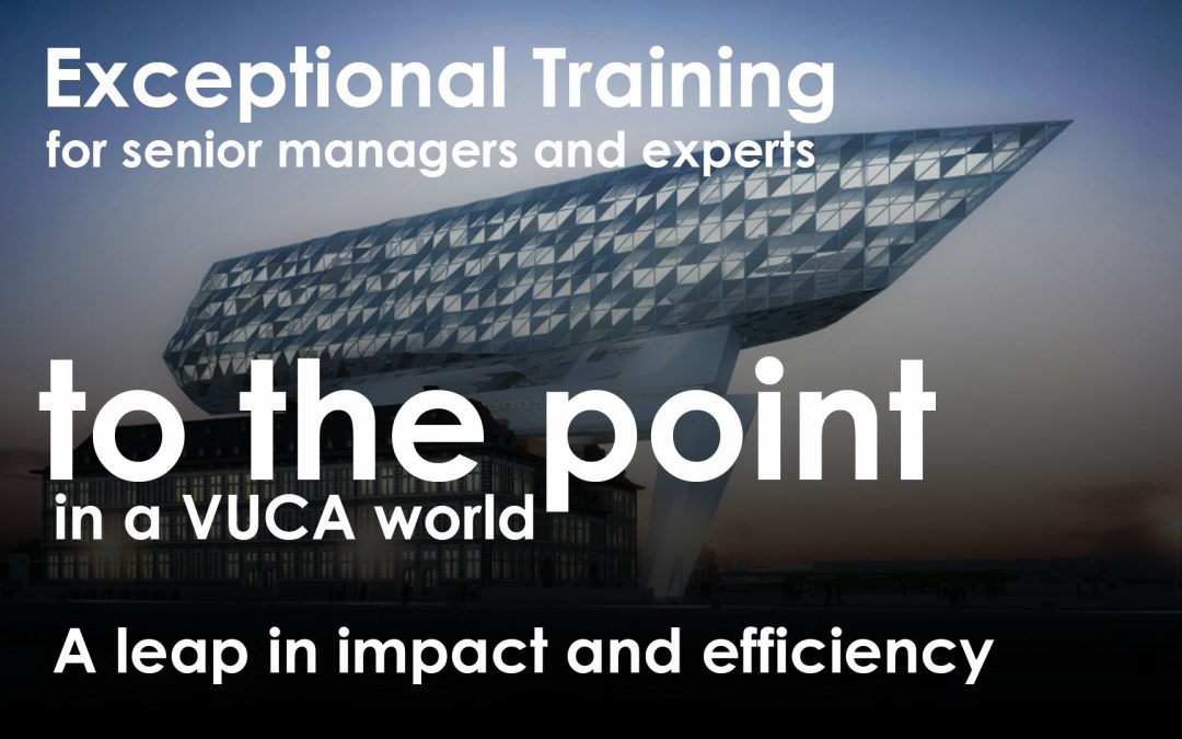 Open training – October 2017 – To The Point for senior managers